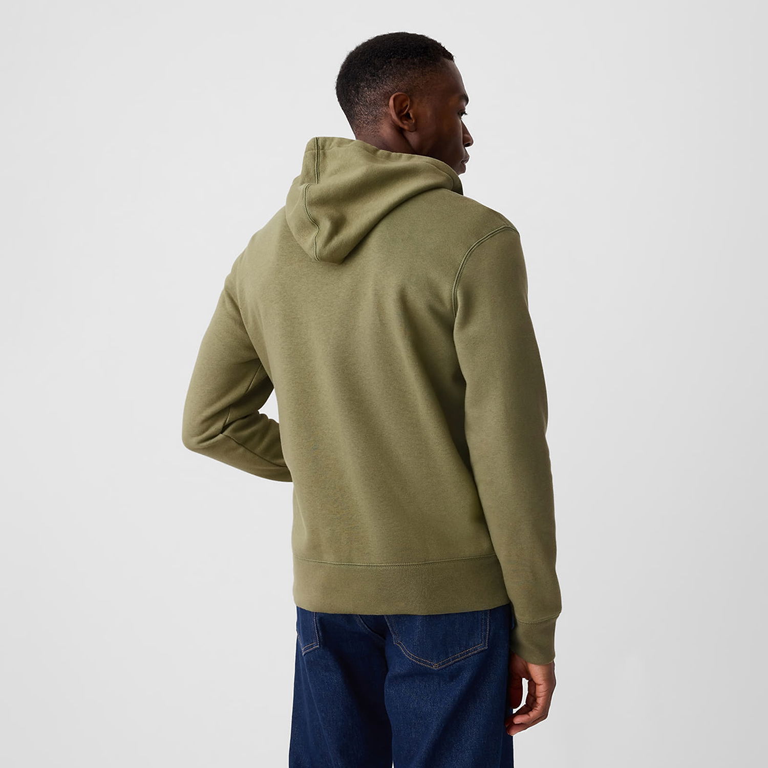 Mikina GAP Sweatshirt Logo Fullzip Hoodie Walden Green S Zelené | 840496-38, 1