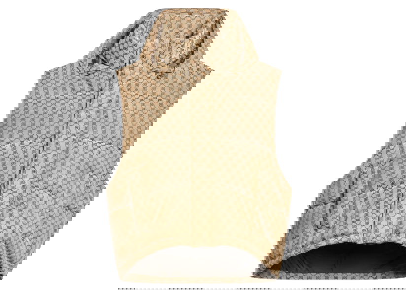 Vesta Gucci Balenciaga x The Hacker Project Hacker Cocoon Puffer Vest Beige Béžová | 681886TLO539585, 0