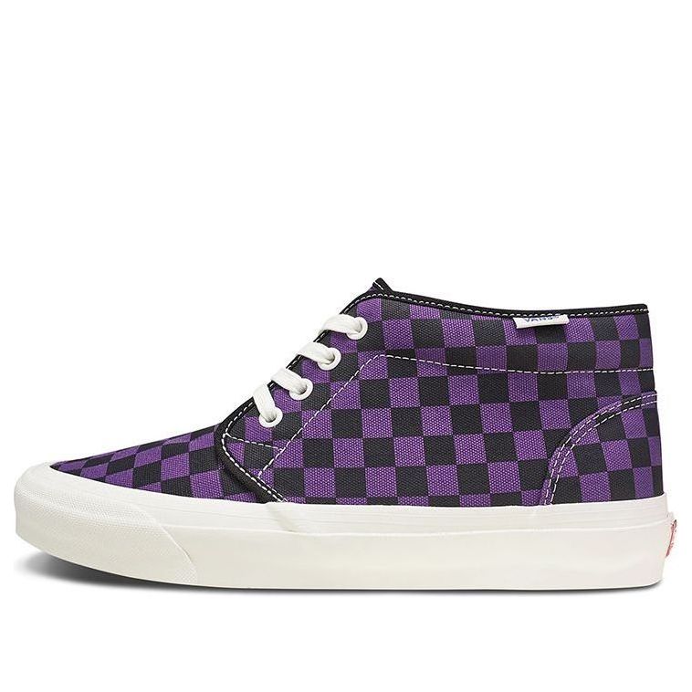 Tenisky a topánky Vans OG Chukka LX Checkerboard Fialová | VN0A4U3GXC9, 0