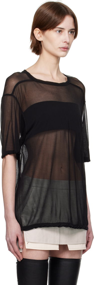 Tričko Rick Owens Rick Owens Hollywood Brad Sheer T-Shirt Šedá | RP01E7200 JCR, 4