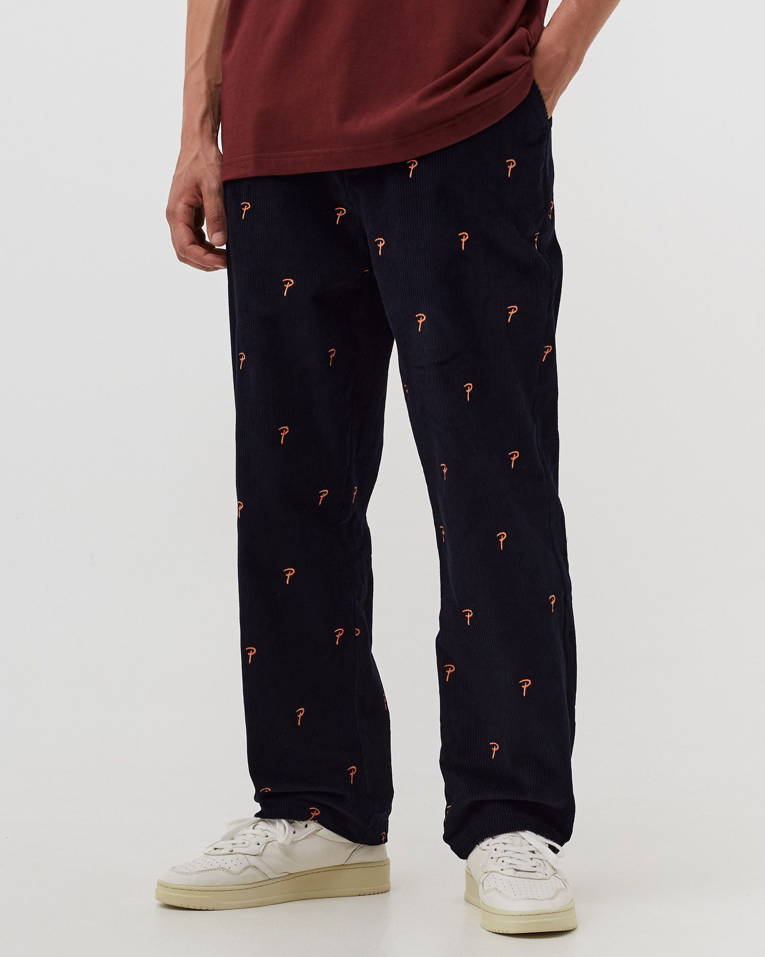 Nohavice Patta BASIC MICRO CORDUROY CHINO PANTS Čierna | 8719523066517, 1