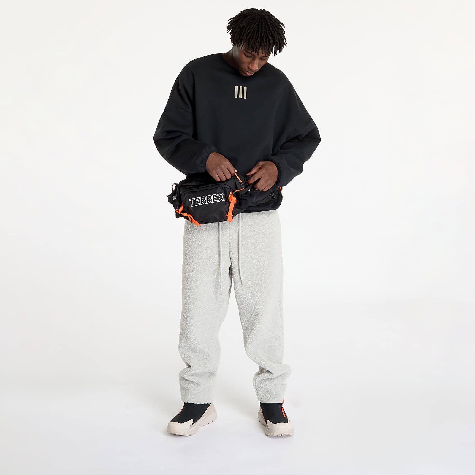 Fear Of God Athletics x Heavy Fleece Pullover Crew Neck Black