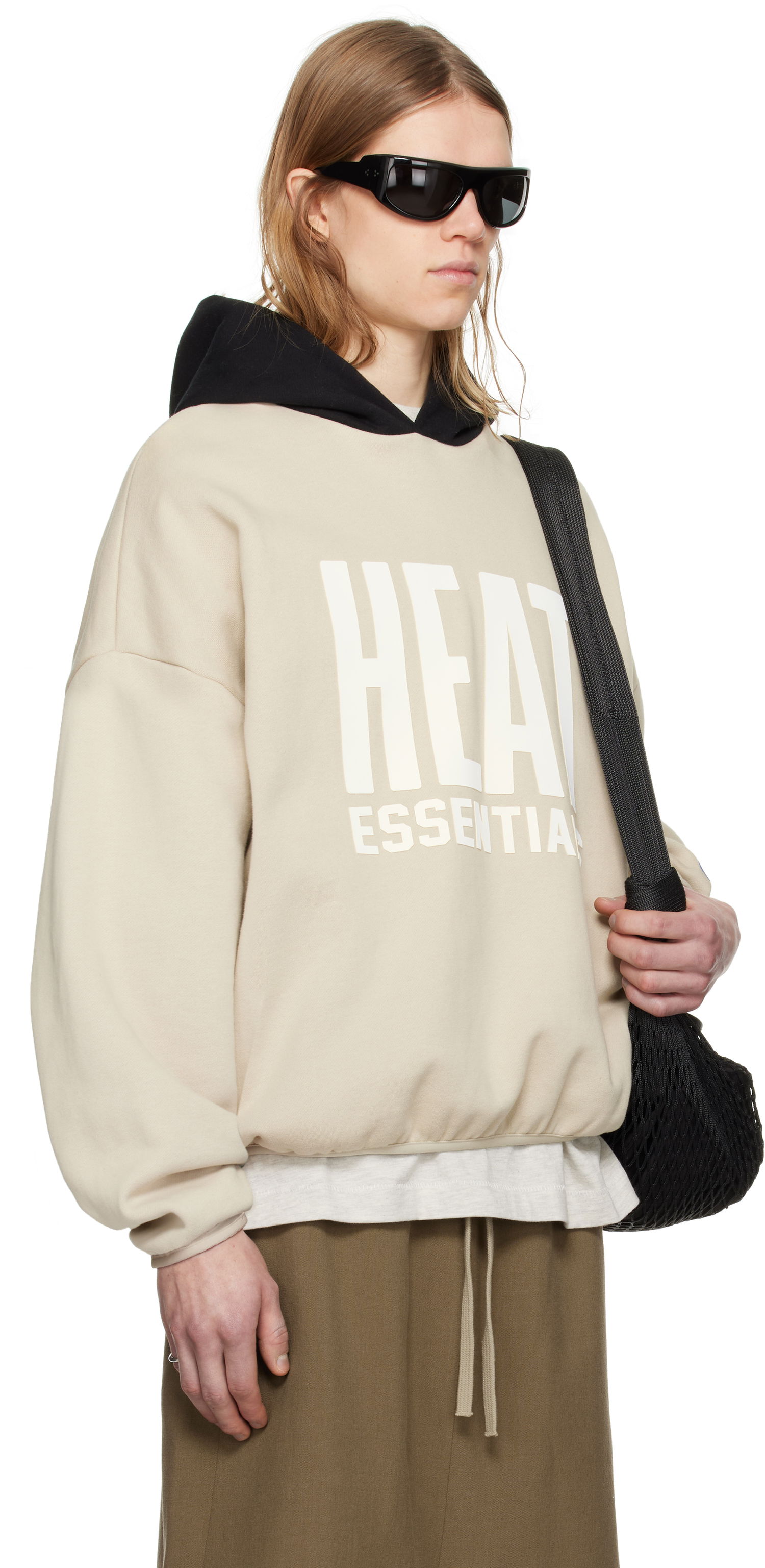 Mikina Fear of God ESSENTIALS NBA Heat Pull Over Hoodie Béžová | 192AL246302F, 1