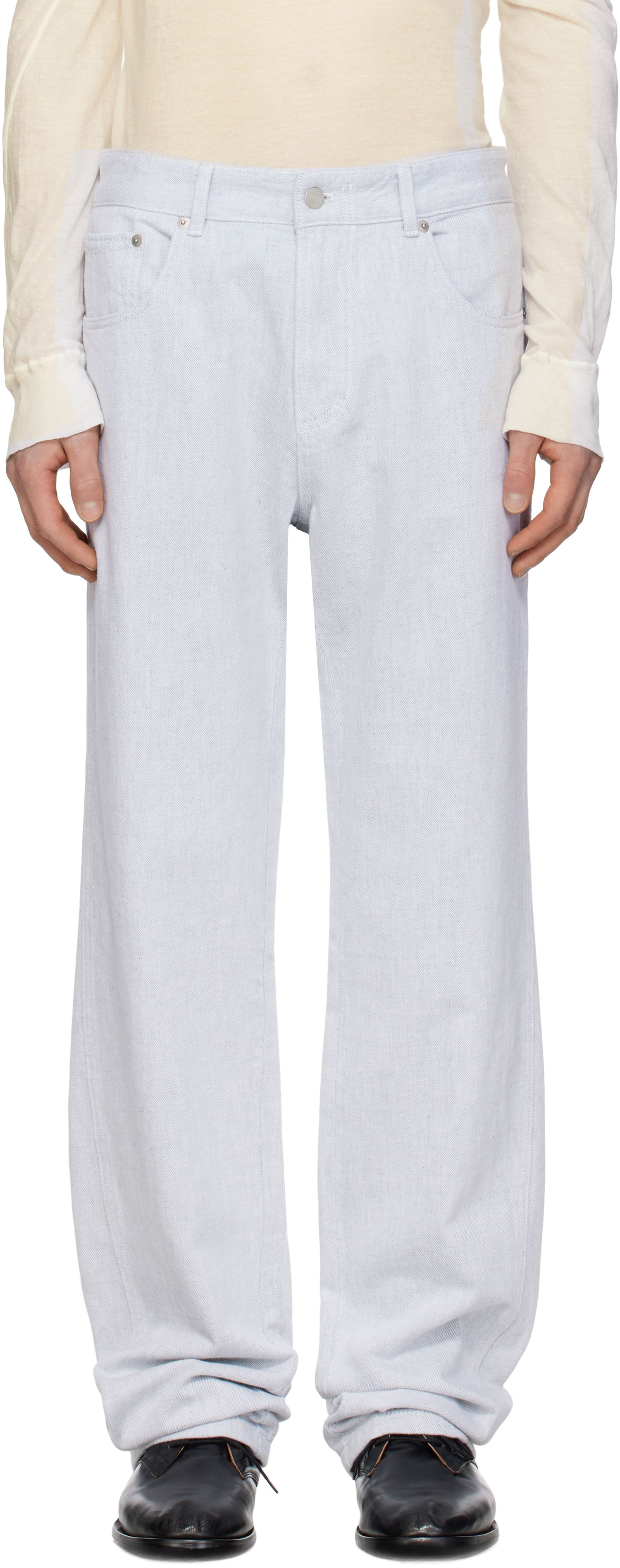 Džínsy Post Archive Faction (PAF) PAF 8.0 Right Jeans Modrá | 8.0 BDPR-LG, 0