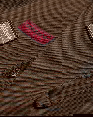 Polo tričko adidas Originals C.P. COMPANY x SPZL Long Sleeve Polo Hnedá | JE8671, 4
