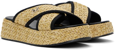 Starostlivosť o obuv Max Mara Max Mara Braies Platform Sandals Žltá | 2416521039600, 3