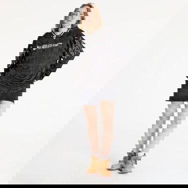 Dres BAPE Flame Graphic Long Sleeve Jersey Čierna | 001LTK301302MBLK, 7