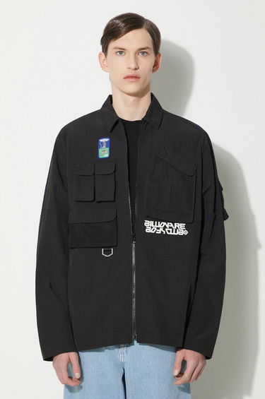 Košeľa BILLIONAIRE BOYS CLUB Billionaire Boys Club Multi Pocket Overshirt Čierna | B24239, 0