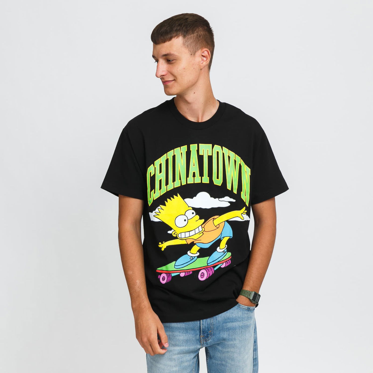 Tričko MARKET The Simpsons Cowabunga Arc Tee Čierna | CTN1990645 / 0001, 0