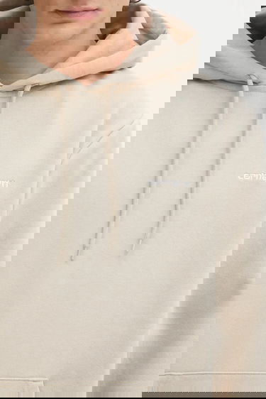 Mikina Carhartt WIP Hooded Script Embroidery Sweat Béžová | I035392.2W1XX, 3