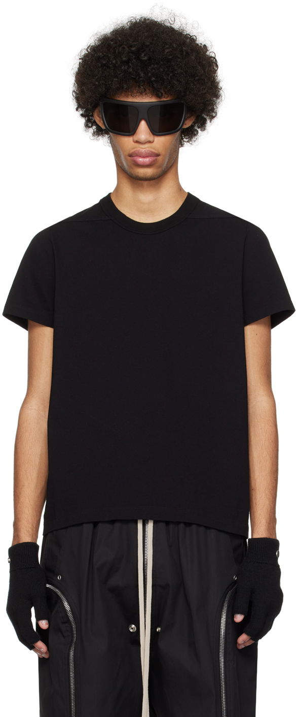 Tričko Rick Owens Short Level T-Shirt Čierna | RU01D3265 JA