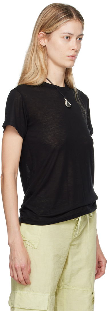 Tričko Baserange Semi-Sheer T-Shirt Béžová | TOCT-BL-000, 4