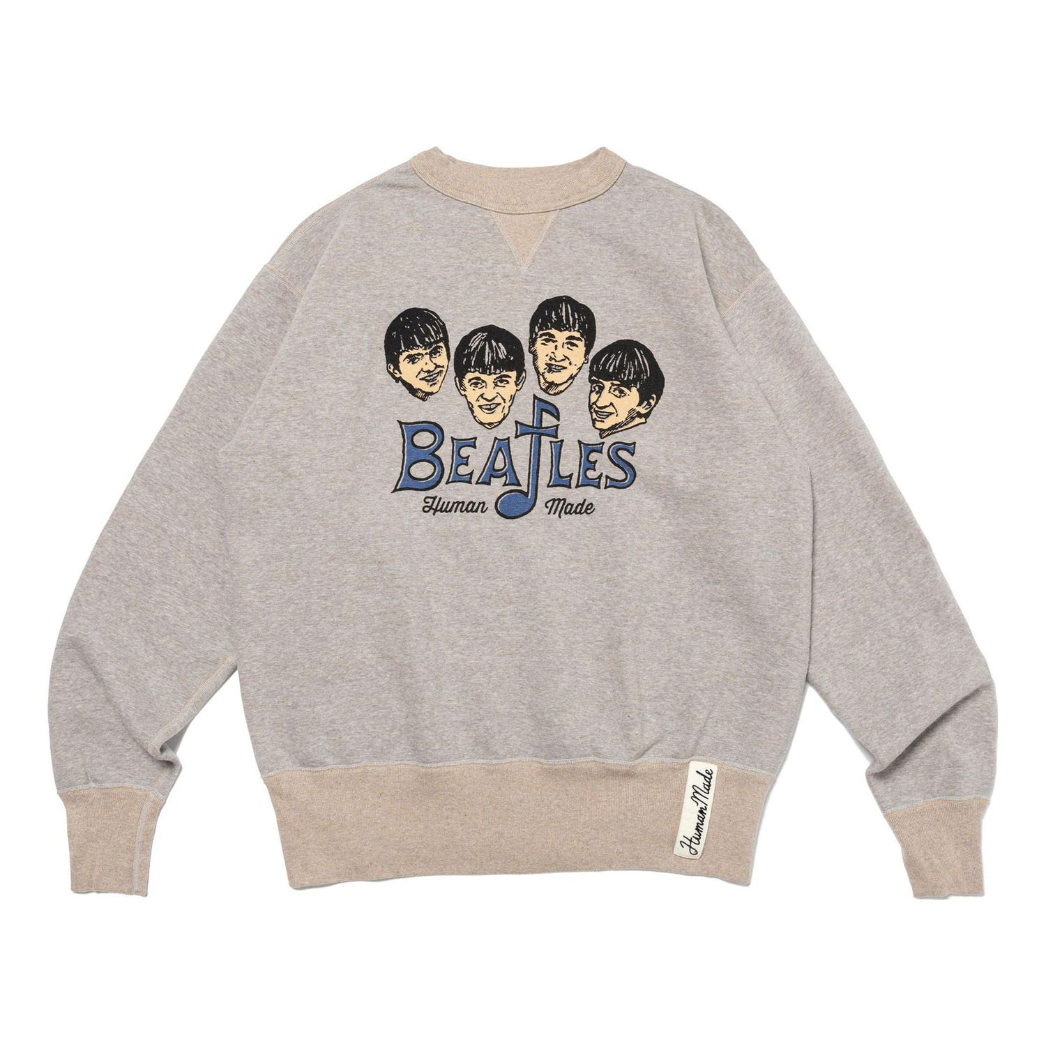 Mikina Human Made Beatles Graphic Print Sweatshirt Šedá | HM26CS023, 0