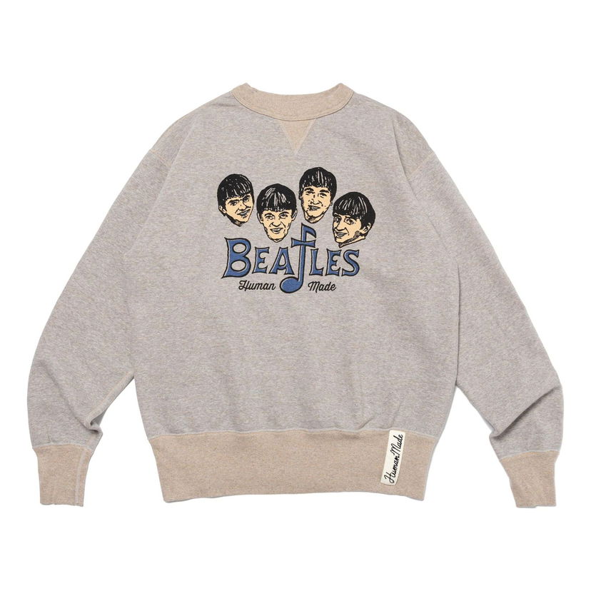 Mikina Human Made Beatles Graphic Print Sweatshirt Šedá | HM26CS023