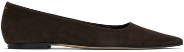 Šaty Aeyde Aeyde Cassy Suede Ballerina Flats Hnedá | A11-FL-SNDP8 FL130-FW24-953-017, 0