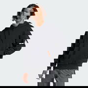 Loose Fit French Terry Hoodie With Logo