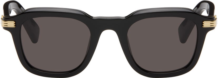 Slnečné okuliare Cartier Première Square-frame Sunglasses with Gold-tone Accents Čierna | CT0536S-001