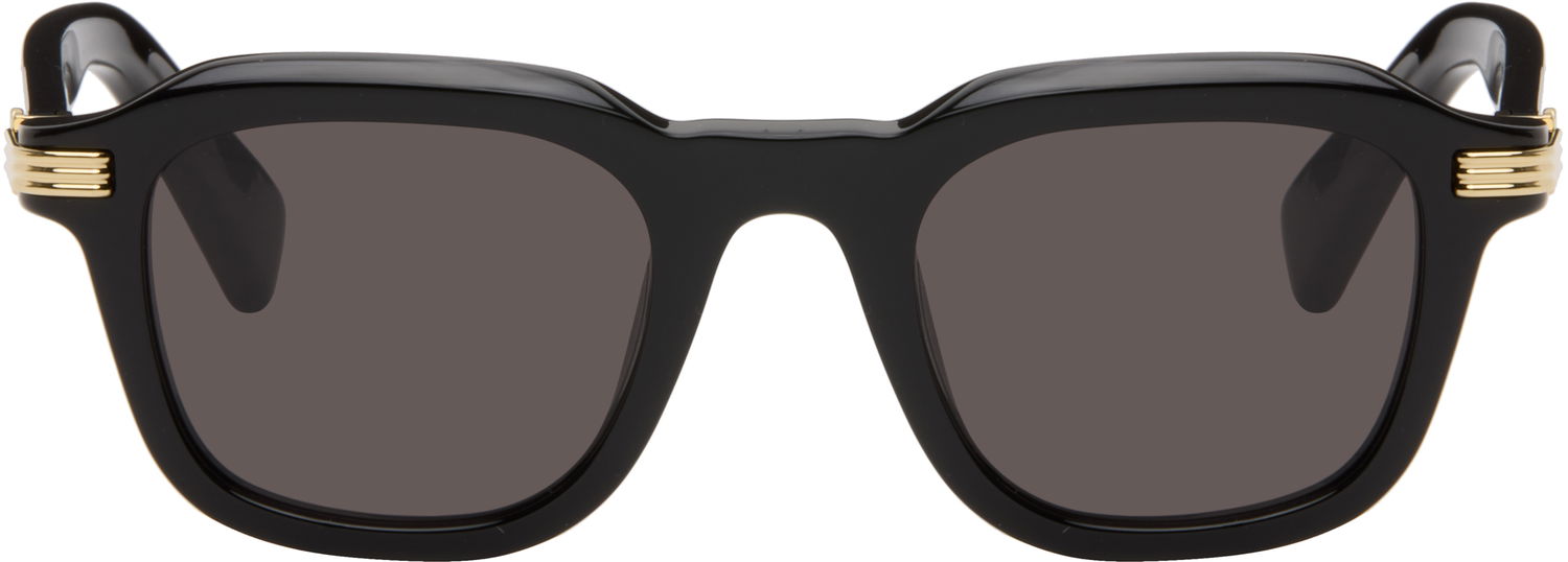 Slnečné okuliare Cartier Première Square-frame Sunglasses with Gold-tone Accents Čierna | CT0536S-001, 0