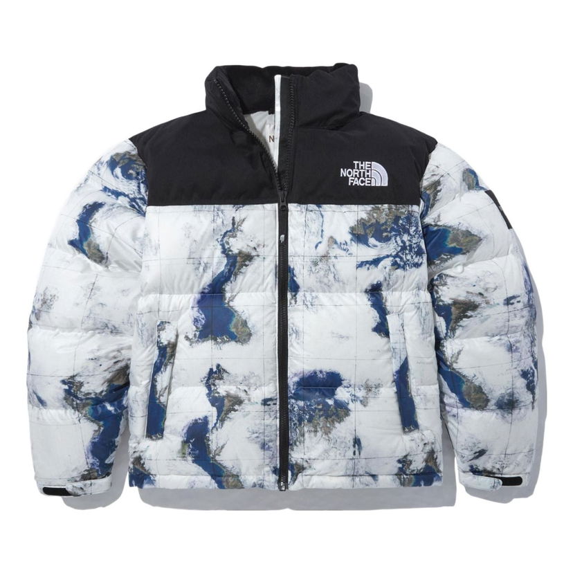 Prešívaná bunda The North Face FW22 Logo Print Winter Jacket Biela | NJ1DN51J