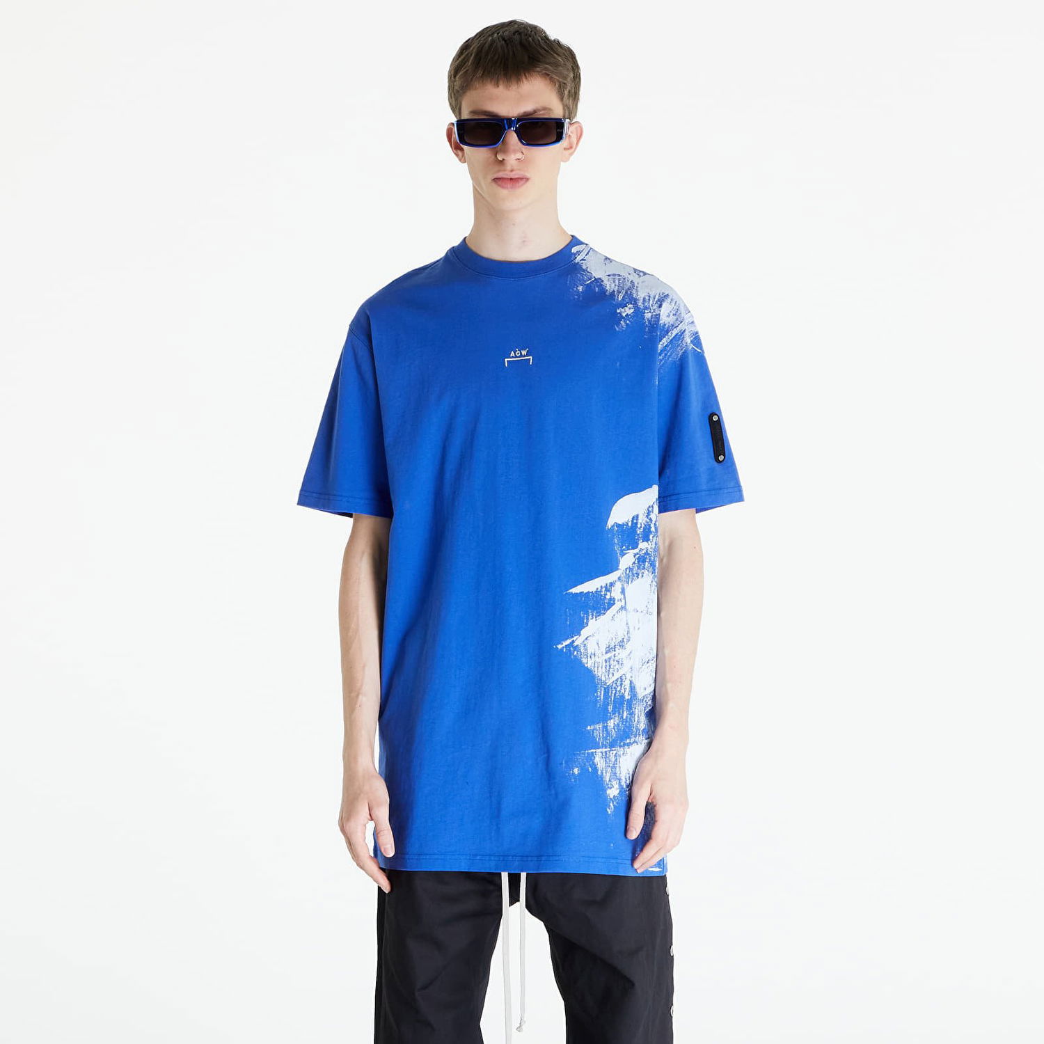 Tričko A-COLD-WALL* Brushstroke T-Shirt Modrá | ACWMTS188 Volt Blue, 0