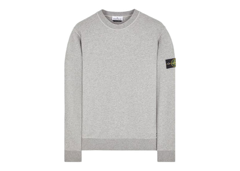 Mikina Stone Island Crewneck Sweatshirt Dust Šedá | 801563051 - V0064
