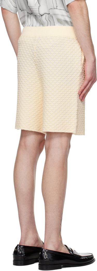 Šortky Casablanca Casablanca Textured Knit Shorts Béžová | MPS25-KW-882-01, 2