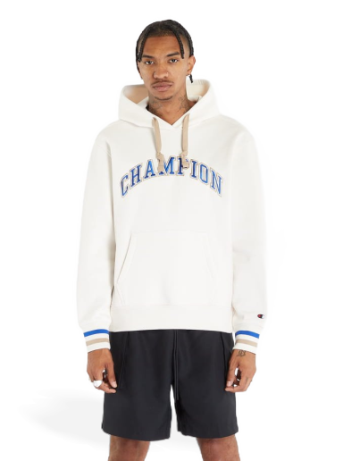 Mikina Champion Hooded Sweatshirt Biela | 219174 CHA WW034