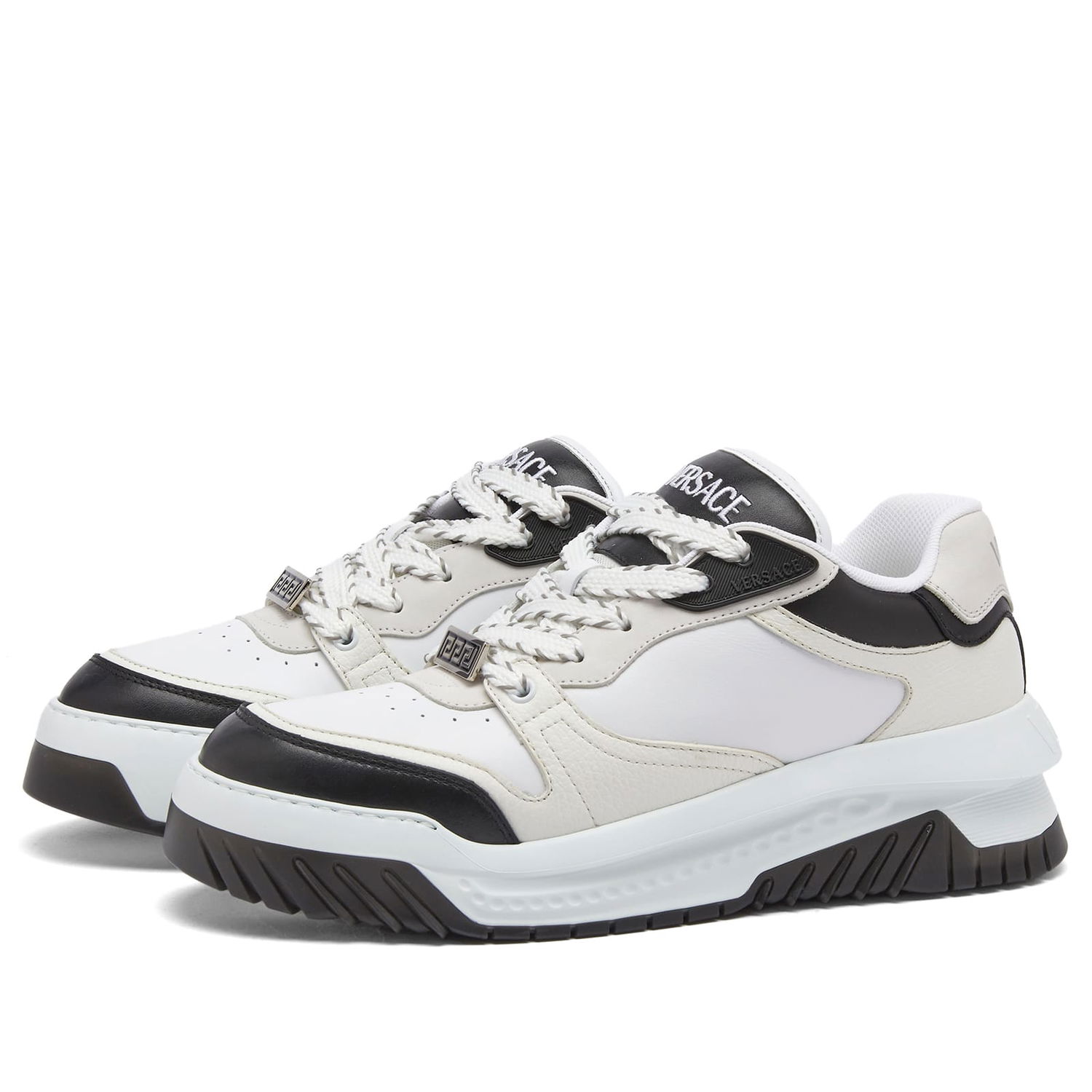 Tenisky a topánky Versace Black White Palladium Biela | 1015437-1A10925-2B02P, 0