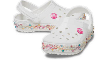 Tenisky a topánky Crocs Crocband™ Necklace Band Biela | 208270-94S, 1