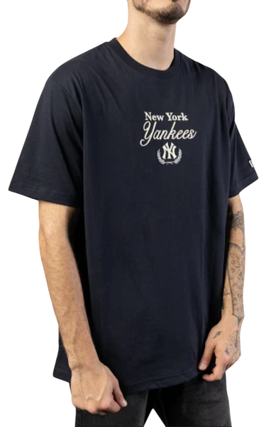 Tričko New Era New Era New York Yankees Book Club T-Shirt Navy | 60426096, 2