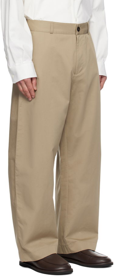 Nohavice Studio Nicholson Studio Nicholson Bosworth Wide-Leg Trousers Navy | BOSWORTH SNM - 1297, 4