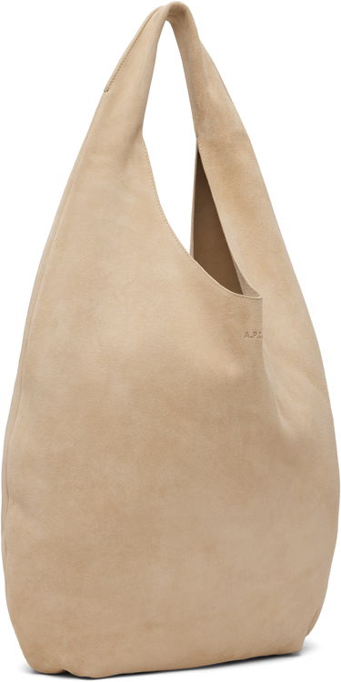 Taška cez rameno A.P.C. A.P.C. 'Le Neige' Suede Shoulder Bag Béžová | PXCCB-F67008, 1