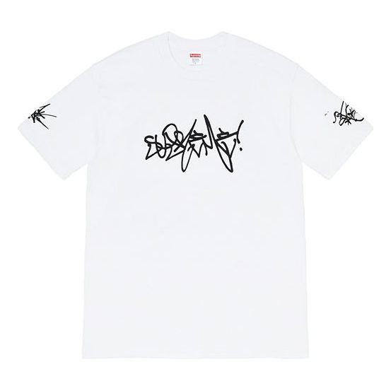 Tričko Supreme Rammellzee Tag Graphic T-Shirt Biela | SUP-SS20-487, 0