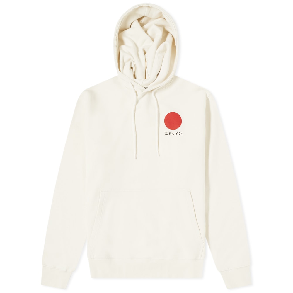 Mikina EDWIN Japanese Sun Hoody Biela | I029285-WHW67, 0