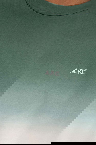 Tričko A.P.C. Multicolor Morgane Zelené | COFAY-F26160, 3