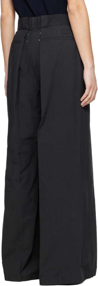 Nohavice Maison Margiela Maison Margiela Pleated Wide-Leg Trousers Čierna | S51KA0601 M35289, 2
