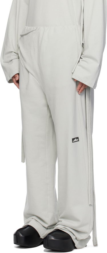 Nohavice Ottolinger Ottolinger 'Otto' Wrap Sweatpants Šedá | 115-201015-01, 3
