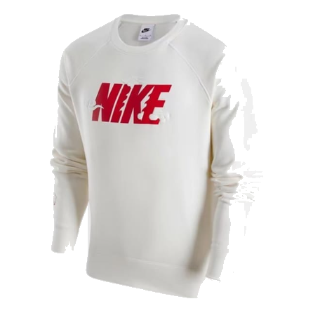Mikina Nike Sportswear Crew-Neck Sweatshirt Biela | FZ6374-113