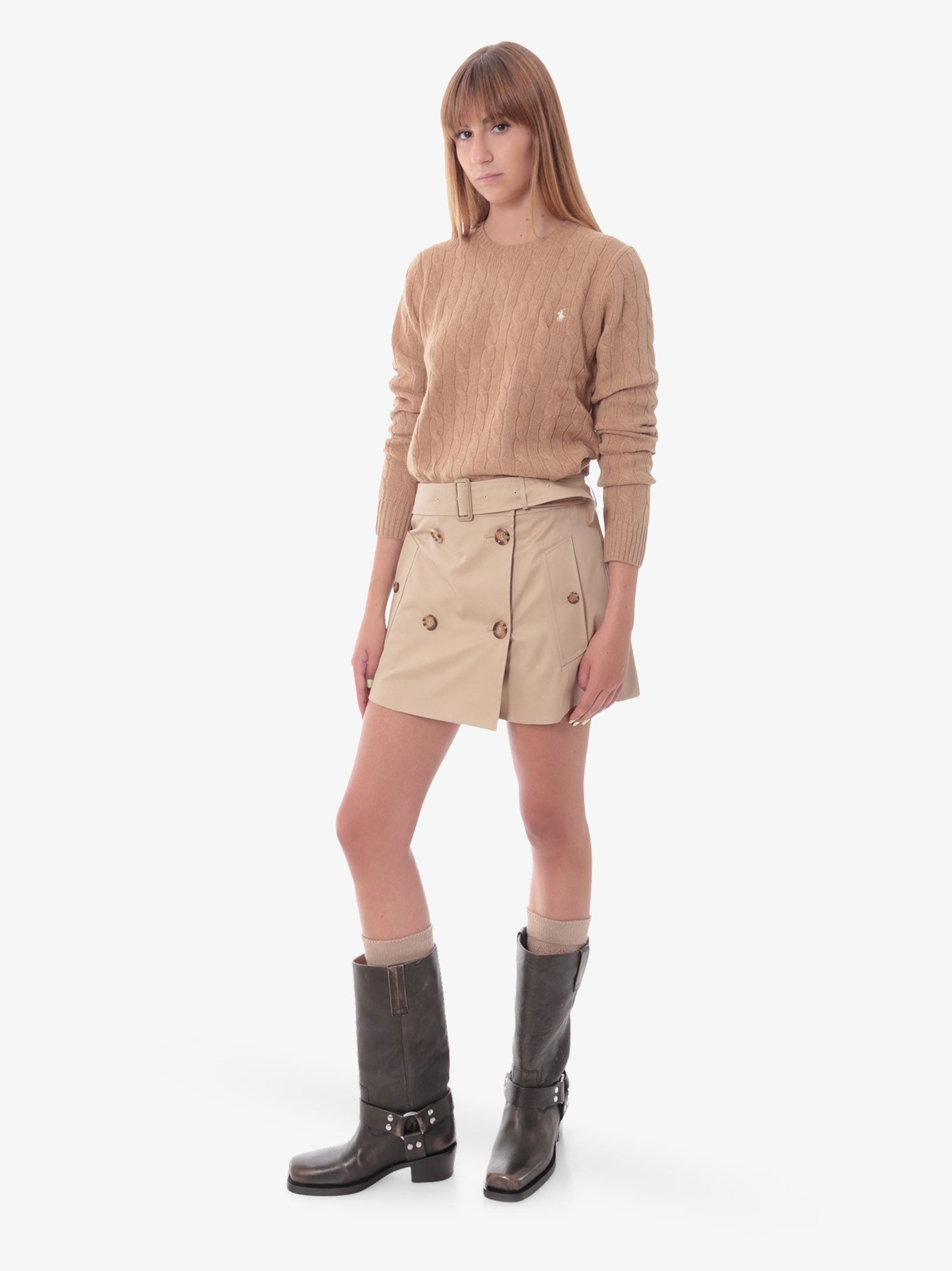 Sveter Polo by Ralph Lauren Sweater Crewneck Hnedá | 211910421002, 1
