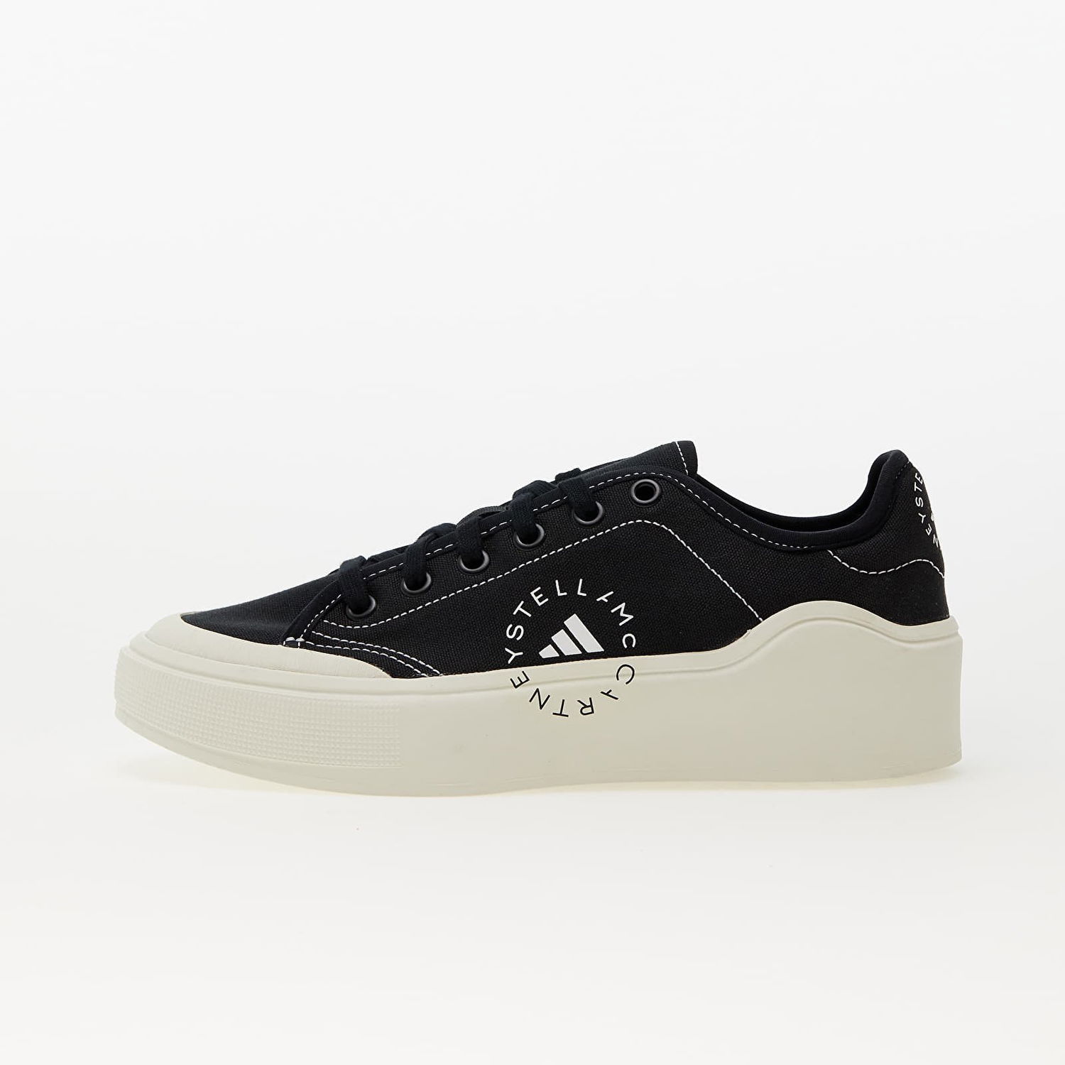 Tenisky a topánky adidas Performance Stella McCartney x Court Cotton Core Black/ Core Black/ Off White Čierna | HP5702, 0