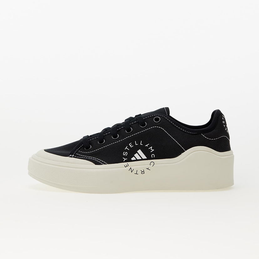 Tenisky a topánky adidas Performance Stella McCartney x Court Cotton Core Black/ Core Black/ Off White Čierna | HP5702