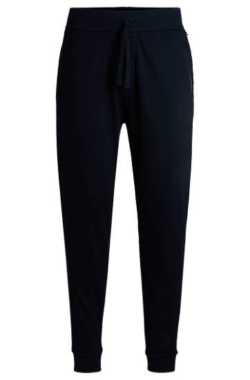 Tepláky BOSS Cotton-Terry Tracksuit Bottoms Čierna | 50527454, 0