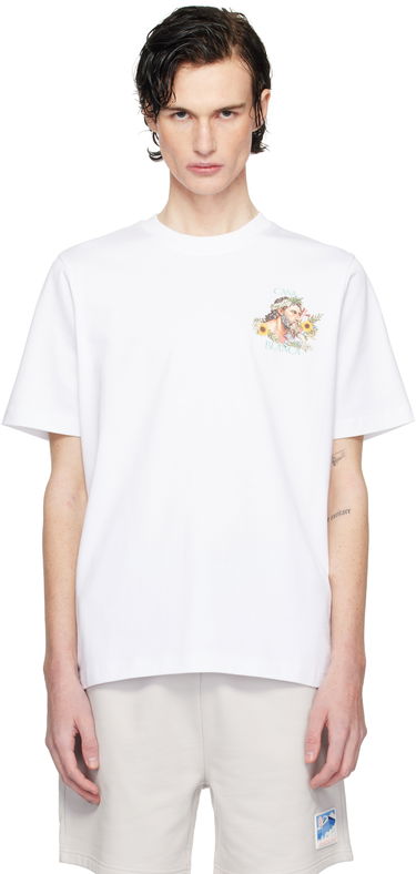 Tričko Casablanca Graphic Print T-Shirt Biela | MPS25-JTS-001-01, 0