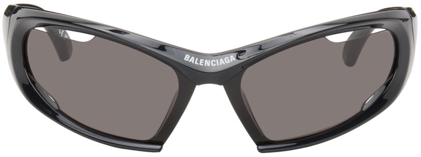 Slnečné okuliare Balenciaga Dynamo Rectangle Sunglasses Čierna | BB0318S