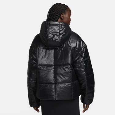 Prešívaná bunda Nike Therma-FIT Sportswear Classic Puffer Shine Čierna | FB8769-010, 1