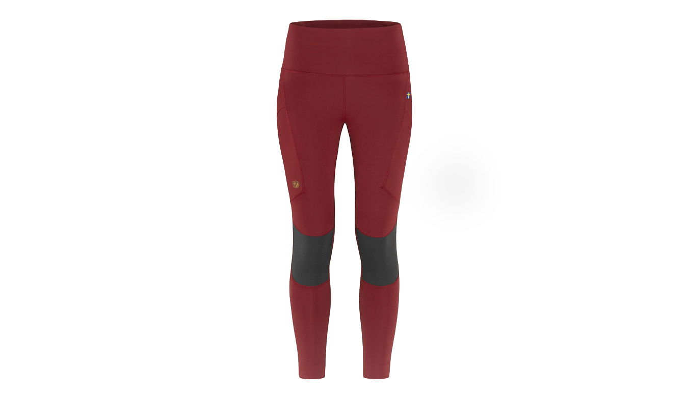 Legíny FJÄLLRÄVEN Abisko Trekking Tights PRO Vínová | F84771-346-048, 0