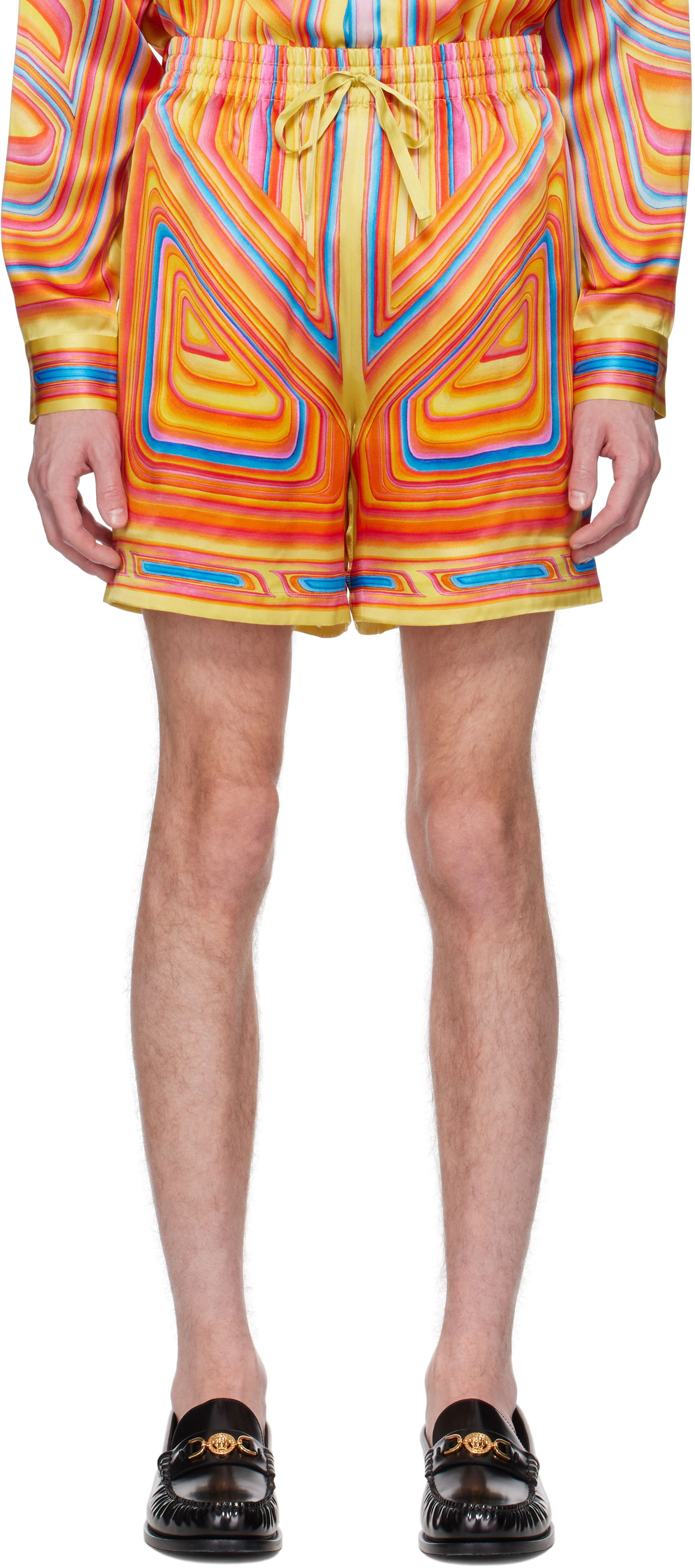 Šortky Casablanca Casablanca Low Rider Silk Shorts Rôznofarebný | MS25-TR-012-01, 0