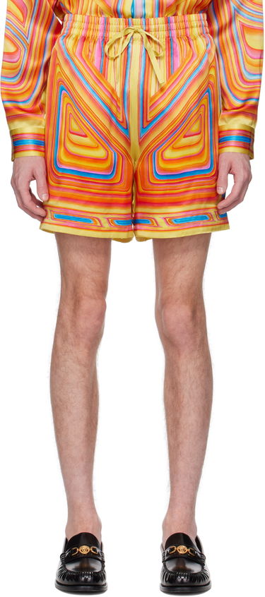 Šortky Casablanca Casablanca Low Rider Silk Shorts Rôznofarebný | MS25-TR-012-01, 0