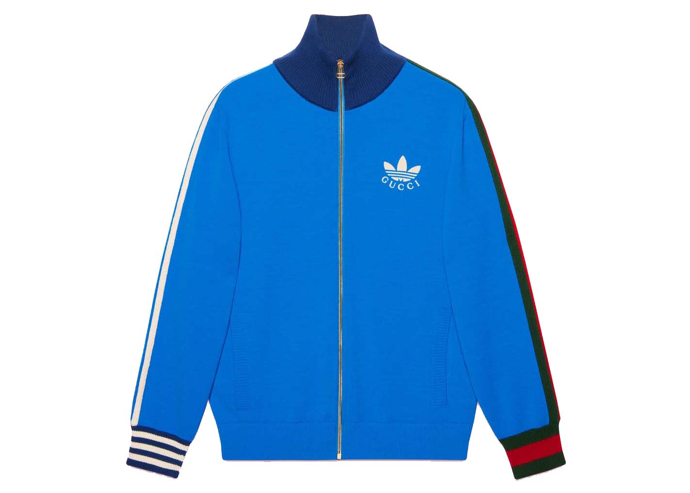 Bunda Gucci adidas x Viscose Zip-Up Jacket Blue Modrá | ‎700476 XKCIF 4447, 0