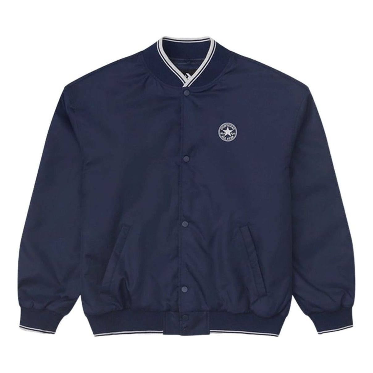 Bomber bunda Converse Logo Baseball Jacket Modrá | 10025987-A02, 0